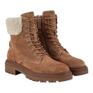 明星同款SAM EDELMAN山姆爱德曼冬加绒马丁大黄靴羊皮短靴女ALEIA