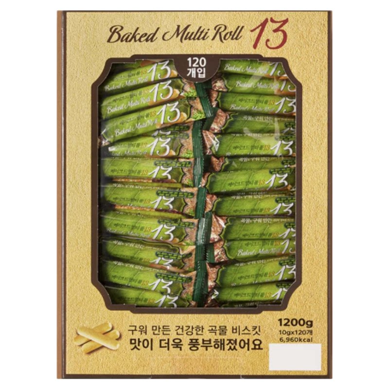 韩国直邮非油炸13谷物夹心棒