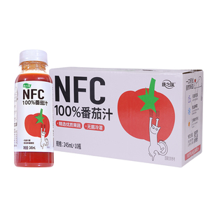 康之味NFC番茄汁245ml×10瓶装无添加100%纯鲜果蔬汁新疆番茄鲜榨