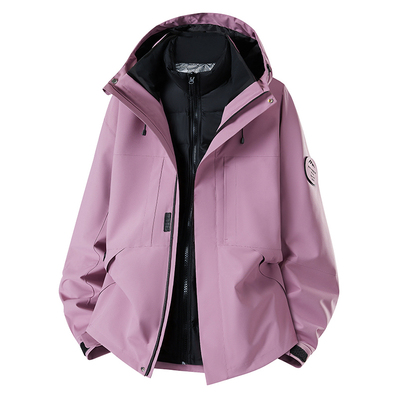 稻草人冲锋衣羽绒服女2025新款冬季90鸭绒雪乡防寒三合一滑雪外套