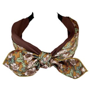 韩国饰品森系民族风蝴蝶结大圆脸适合的发箍头箍显白高颅顶宽边卡