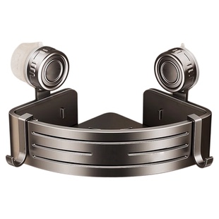 吸盘浴室置物架卫生间三角篮免打孔壁挂墙上洗手间厕所转角收纳架