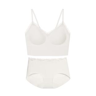 ubras无尺码舒服蕾辣妹背心性感纯欲无痕蕾丝内搭吊带文胸内衣女