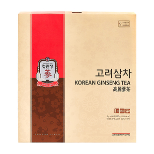 韩国正官庄6年根红参高丽参茶养生滋补囤货送礼礼盒正品旗舰店