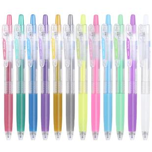日本PILOT/百乐juice水笔 10EF果汁笔中性笔金属彩色按动笔0.5mm学生用黑红蓝珠光色手帐签字笔进口书写文具