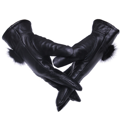 真皮手套女士绵羊皮开车男式通用