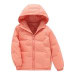 巴拉可儿女童羽绒服短款儿童冬季加厚中大童宝宝男童轻薄羽绒外套