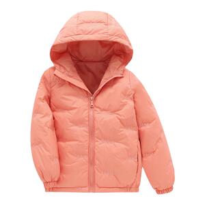 巴拉可儿女童羽绒服短款儿童冬季加厚中大童宝宝男童轻薄羽绒外套