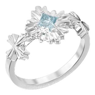 Mouhooland暮后之地新品繁花戒指925银情侣对戒原创设计小众高级