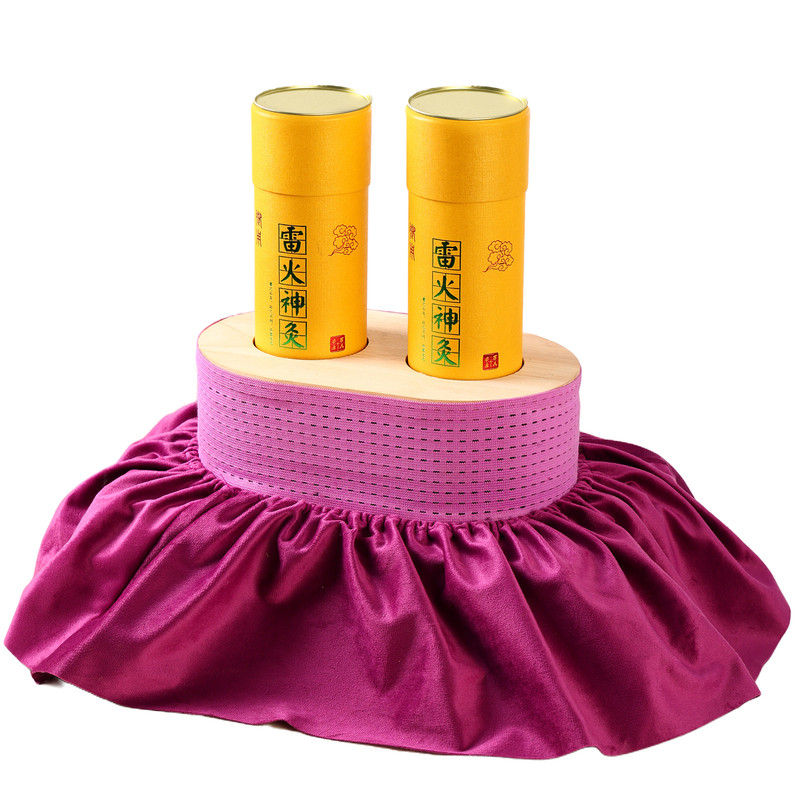 雷火灸专用滤烟灸盒加厚实木灸器