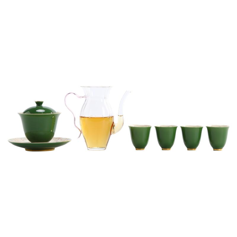 盖碗茶艺茶具套装商务伴手礼
