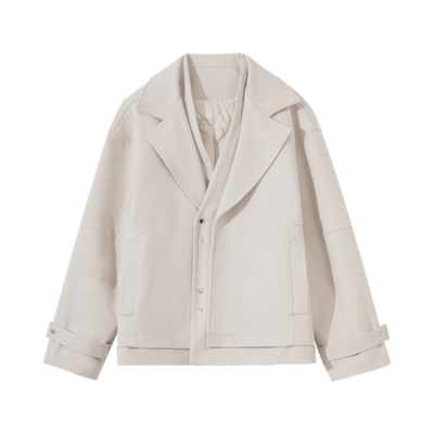 Hualun假两件夹克外套