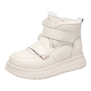 星期六加绒雪地靴厚底女款2025秋冬新款保暖靴子短靴休闲东北棉靴