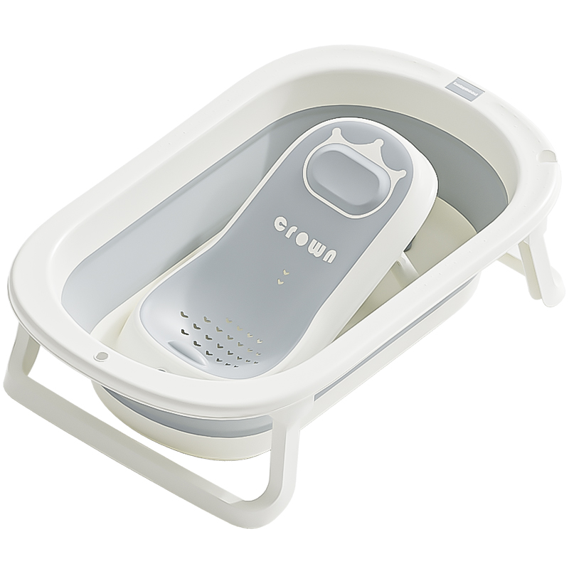 世纪宝贝婴儿洗澡盆儿童大号可折叠浴盆宝宝洗澡桶儿童洗浴用品