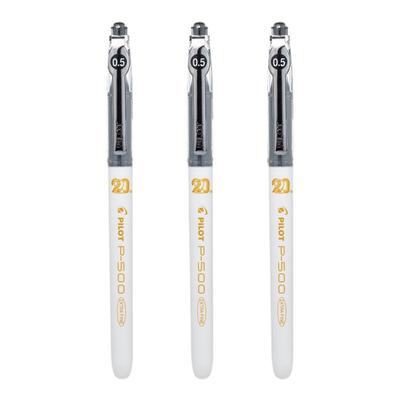 百乐p500金标中性笔20周年限定版