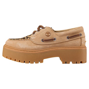 【增高5CM】Timberland添柏岚女鞋三眼船鞋乐福鞋豹纹厚底|A2GVF
