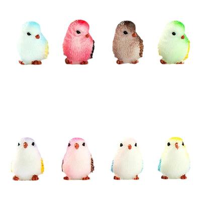 猛兔可爱小鸟树脂卡通摆件