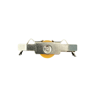 玻璃移门滑轮展示柜推拉轮玻璃手机柜台轮子趟门滚轮轨道滑槽配件