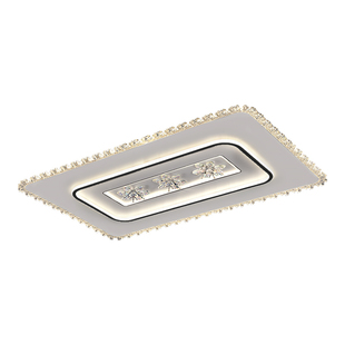 客厅大灯吸顶灯饰2025新款大厅主卧室灯现代简约大气广东中山水晶