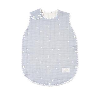 日本10mois十字星彩六层纱布睡袋婴儿童防踢被春秋款宝宝睡袋四季