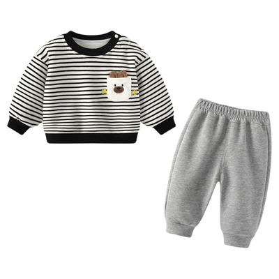 婴儿套装宝宝休闲卫衣裤子两件套