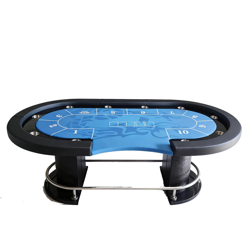 SHARKCALL高端德州扑克桌定制德扑竞技桌面俱乐部棋牌室专用牌桌