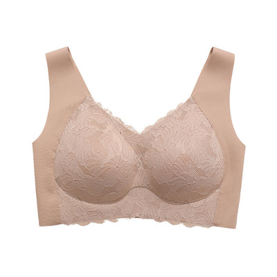 无钢圈运动无痕一体美背背心文胸