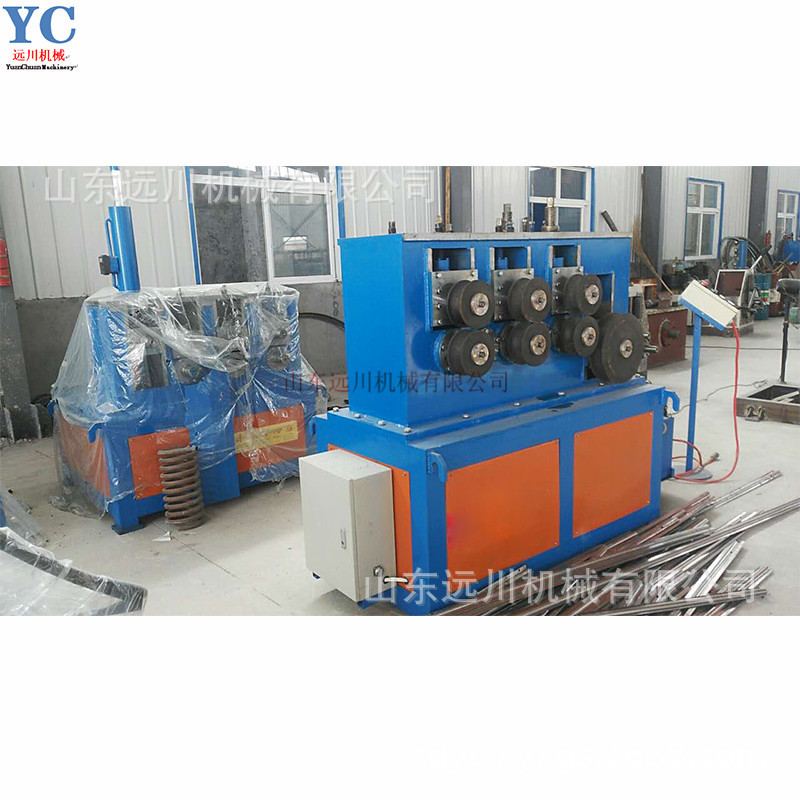 加热管成型机 钢管螺旋卷圆机 大直径钢管打圈机不锈钢钢管盘管机
