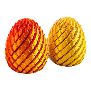3D打印玩具解压龙蛋旋转变形球史莱姆球创意儿童成人手指解压神器