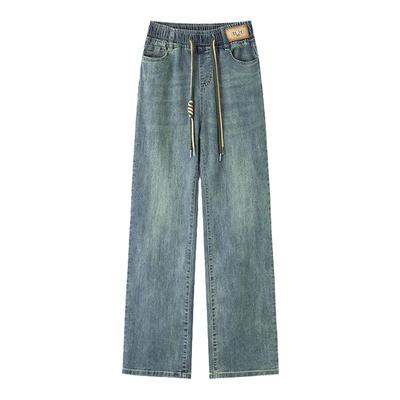 2025秋冬新款加绒牛仔裤