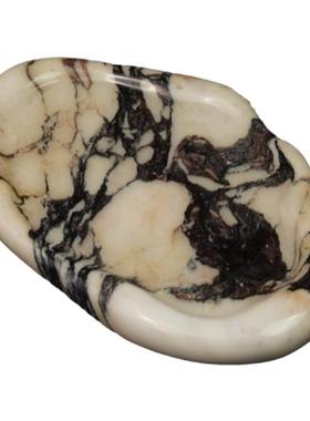 意大利摆件云朵天然托盘大理石