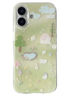 Pipipig可爱小鸟兔子手机壳清新