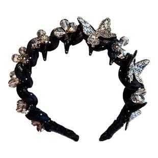 2025新款巴黎王妃蝴蝶发箍女高级感洋气时尚发卡洗脸超好看的头箍