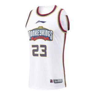 中国李宁CBA南京队头排苏酒林葳男速干凉爽球迷版比赛上衣AAYTA89