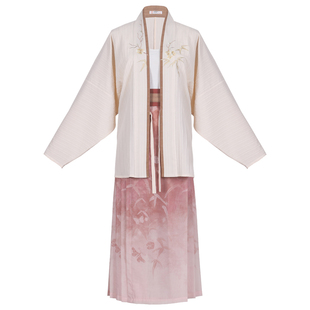 花朝记｜花花优选｜清韵｜春夏日常汉服｜宋制飞机袖搭明制马面裙