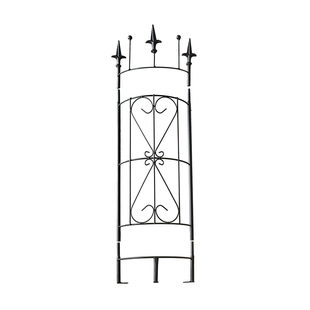 白沙组合半圆铁线莲爬藤架柱子水管路灯杆遮挡铁艺爬藤花架 包邮