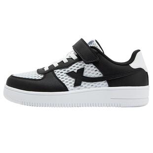 特步童鞋儿童网面透气板鞋夏季新款男童魔术贴女童运动鞋大童鞋子