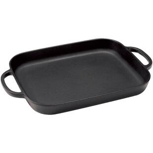 南部池永家用烧烤户外露营不粘锅铁板烧铸铁煎烤鱼盘卡式炉烤肉盘