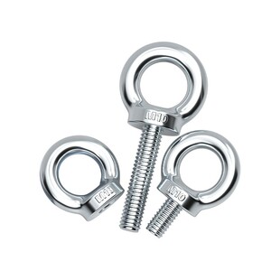 国标镀锌吊环螺丝螺母船用配件螺钉加长圆环起重吊螺栓M6M8-M20mm