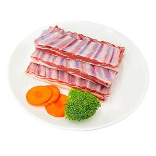羊小柒宁夏滩羊羔羊条排肉生新鲜原切羊肋排条烧烤火锅清炖食材