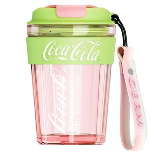 germ可口可乐联名咖啡杯夏季水杯女生高颜值学生塑料便携随行杯子