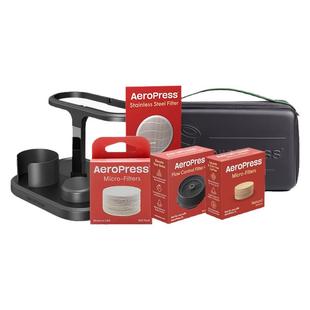 Aeropress爱乐压流速过滤器 爱乐压配件 爱乐压滤纸滤网 收纳包
