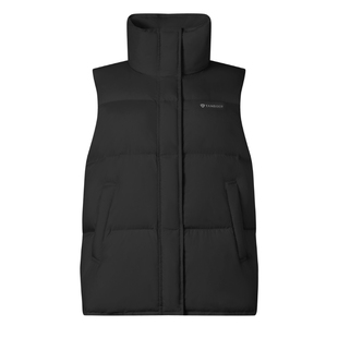 坦博尔户外新款女款百搭坎肩短款立领羽绒马甲小个子保暖外套时尚