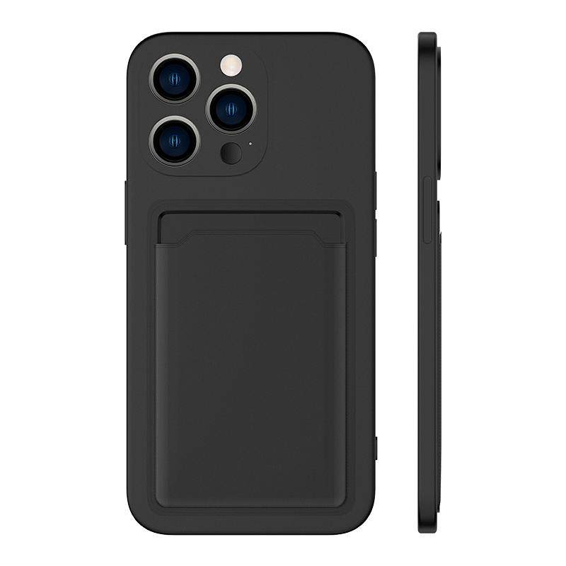 适用苹果17卡包手机壳iphone16Promax卡套一体Air硅胶15保护14软13/12壳11Pro可带门禁卡xsm