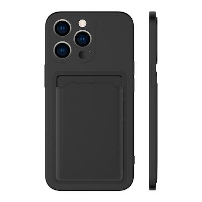 苹果新款全系列硅胶简约卡包壳