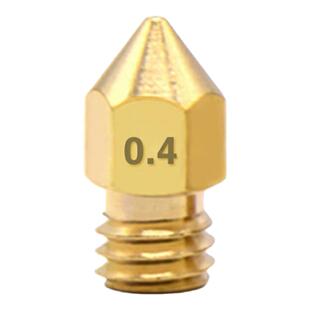 3D打印机喷嘴喷头MK8黄铜喷嘴适配CR10/Ender3系列尖头喷头1.75mm
