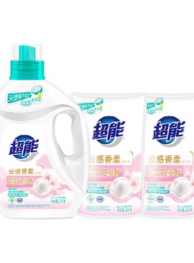 超能云感香柔蚕丝蛋白洗衣液
