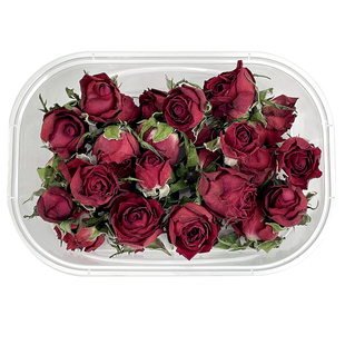 多头玫瑰干花ins蔷薇泡泡 diy滴胶相框干花材 自然风干迷你拍照