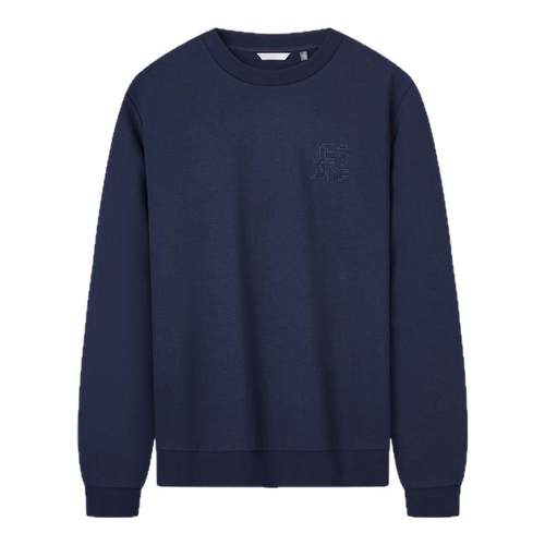 九牧王男装2025秋冬新款柔软舒适休闲时尚减龄穿搭圆领卫衣男款