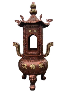 祠堂香炉铸铁材质户外